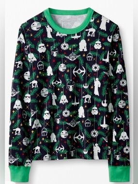 Hanna Andersson Pajama Top, ADULT Star Wars - Unisex 100% Cotton Sz XL